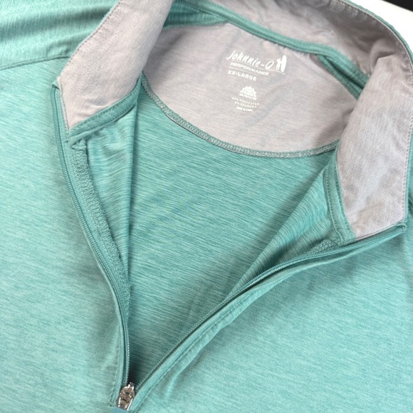 johnnie-O Other - Johnnie-O Pullover Mens XXL Green Freeborne 1/4 Zip Golf JMKO3620 Men EUC